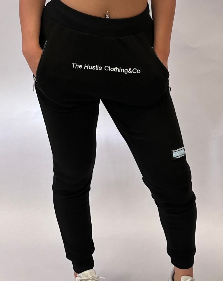 Black Core Logo Trackies