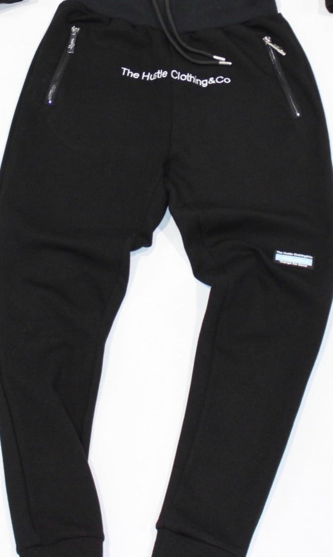 Black Core Logo Trackies