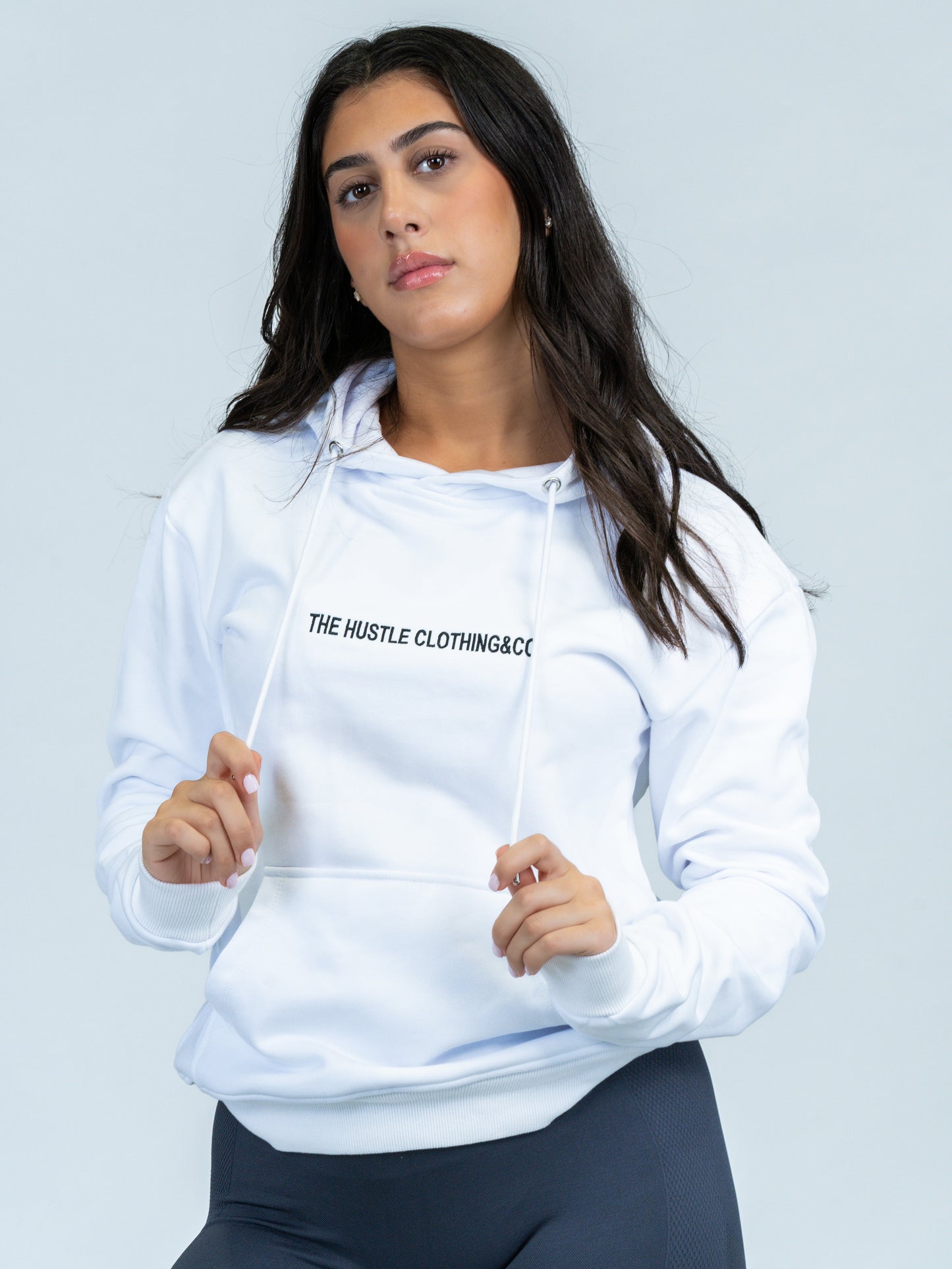 Team Logo Hoodie White