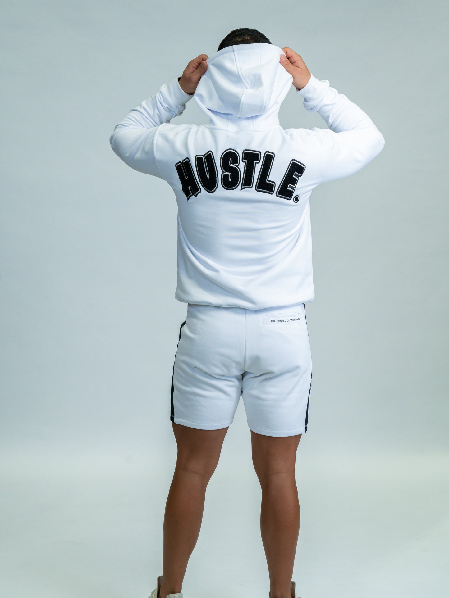 Team Logo Hoodie White